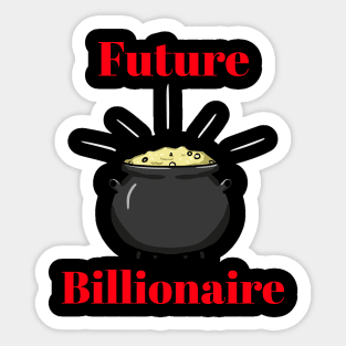 Future Billionaire Sticker